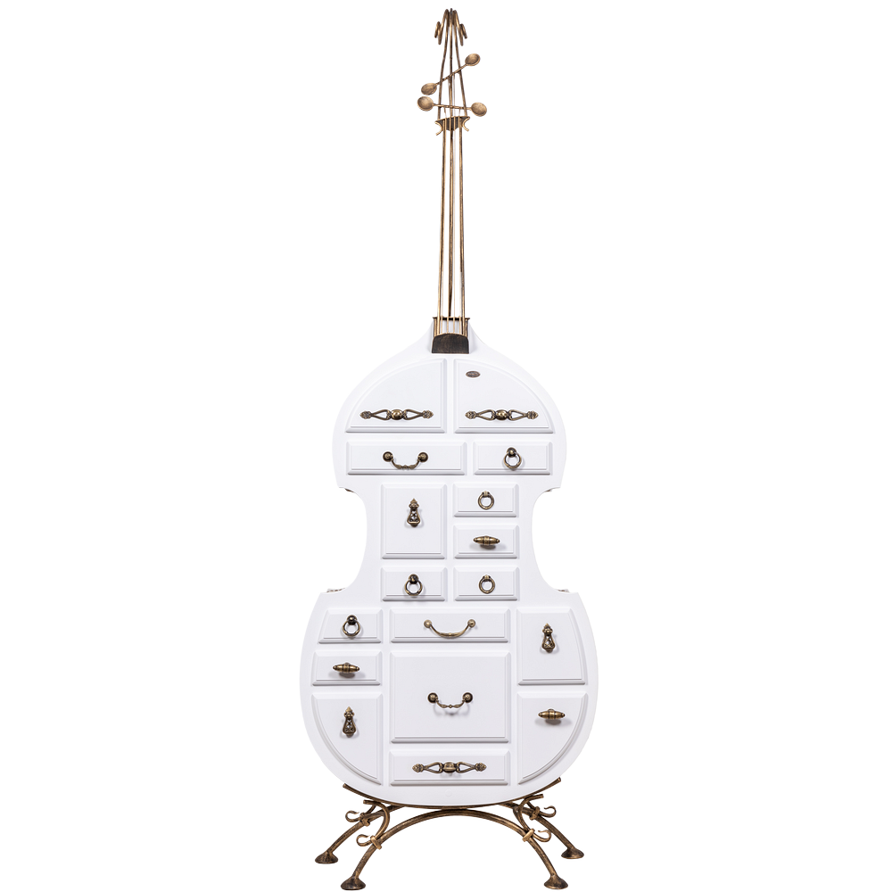 Подставка Контрабас-Комод Айс Амбер