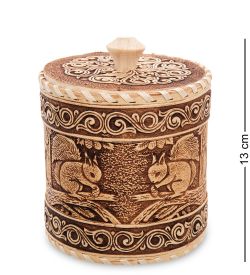 BST-605 Туесок «Белки» (береста)