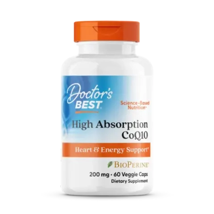 High Absorption CoQ10 with BioPerine 200 мг 60 капсул Doctors Best