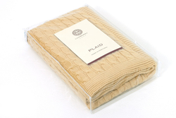 Элитный плед-покрывало Imperio 22 ваниль от Luxberry упаковка