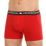 Красные мужские трусы-боксеры с пришивной брендированной резинкой (Размер: S) (Цвет: красный)