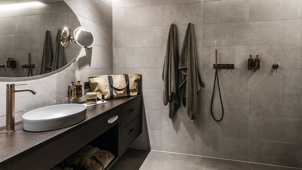 Ручная лейка Gessi Bath-Shower 316, с защитой от известкового налёта, цвет Warm Bronze Brushed PVD