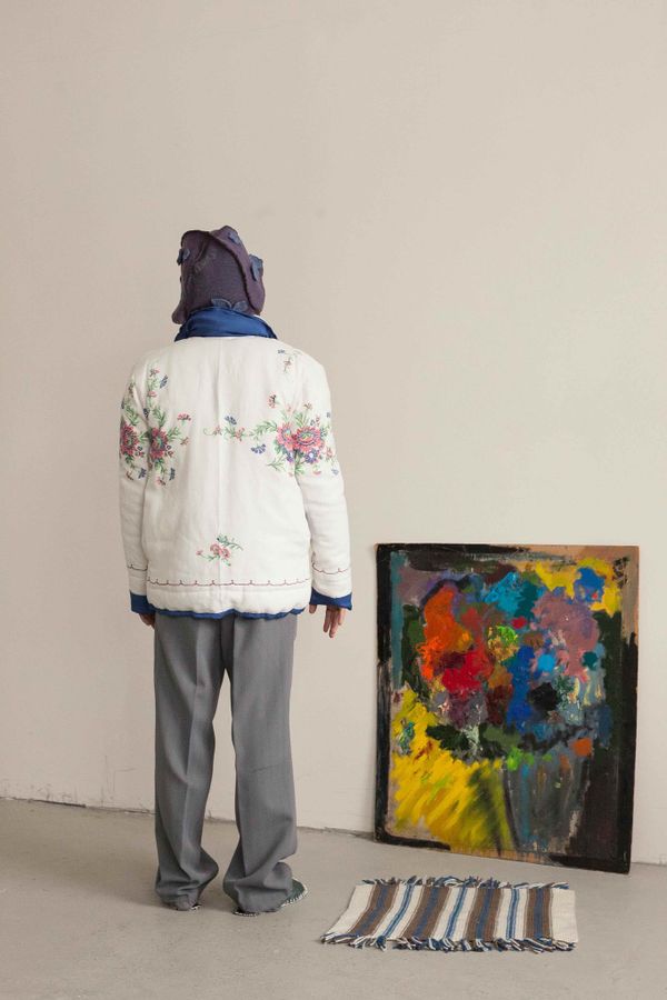 Куртка Ocean Blue Silk Puffer Jacket - фото 3