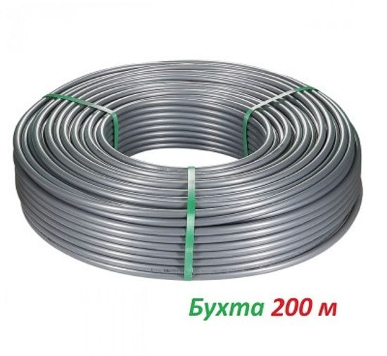 Труба Valtec из сшитого полиэтилена 16x2,2 мм PEXa-EVOH серая в бухте 200 м (VA1622.3.C.200) - 1 м