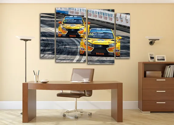 Модульная картина "Ралли Vesta"