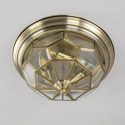 Citilux Витра-1 CL442530 Люстра потолочная витражная Бронза