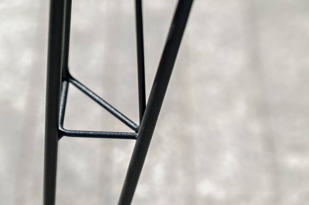 "Руссо" обеденный стол из HPL 150х80см, цвет "черный мрамор"