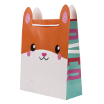 Пакет подарочный "Животные" 31*26*10см,глитт, вырубка,ручки-шнурок