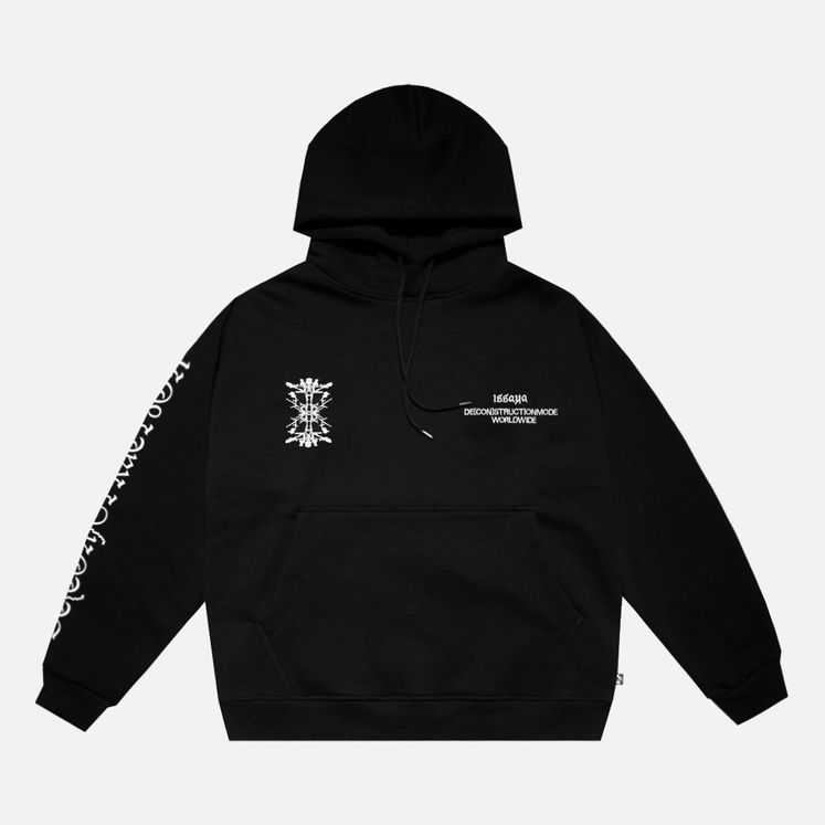 Худи ISSAYA Temple, черный, утеп.