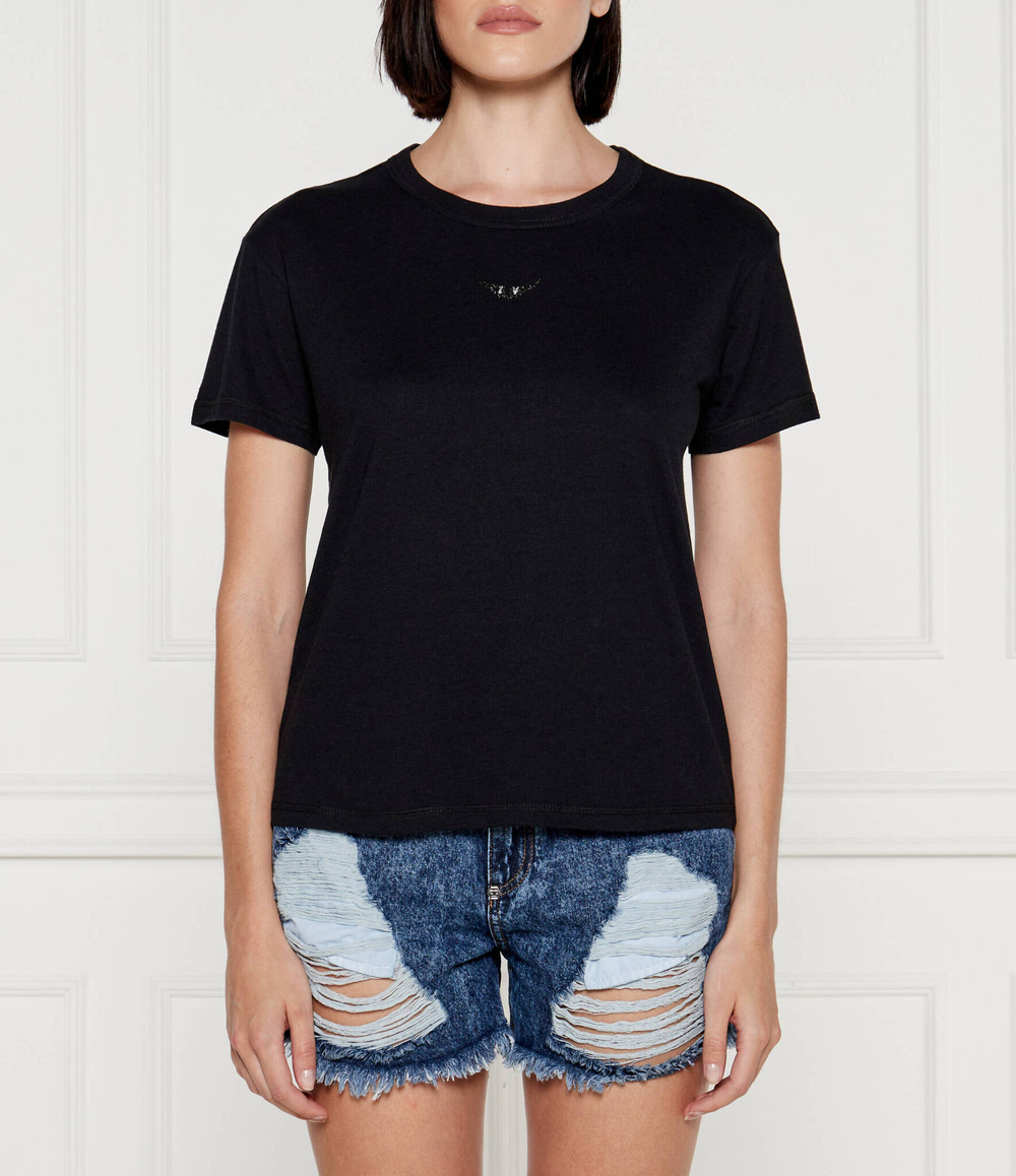 Футболка MARTA WINGS STRASS Zadig&amp;Voltaire - черный(JWTS01669)