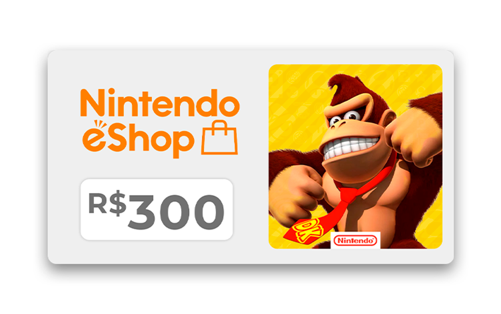 Карта оплаты Nintendo eShop 300 BRL Brazil [Цифровая версия]