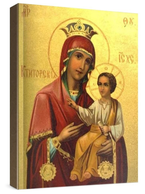 Ктиторская икона БМ (рукописная)