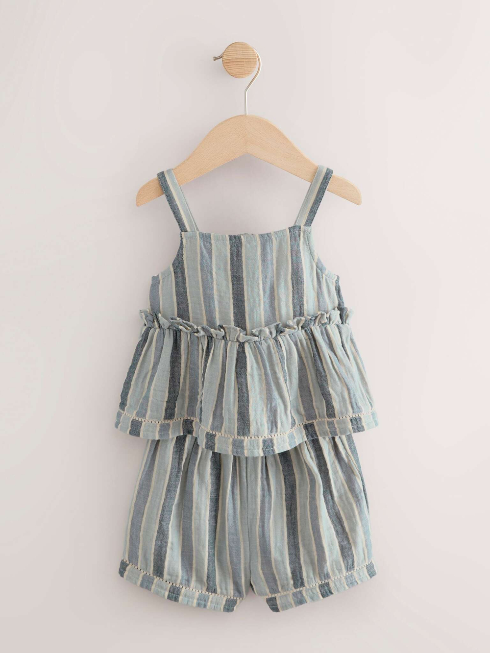 Топ и шорты в комплекте для девочки Next E79-490, Серый