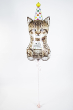 Фольгированный шар-фигура «Котенок в колпаке», 76 см/ 104 см, Китай/ США