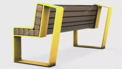 Скамейка Линия design