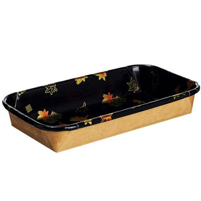 Контейнер бумажный Sushi Box Black 400 мл 91х160х24 мм 1/800