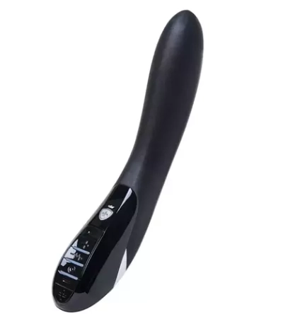 Вибратор Mystim Electric Eric с электростимуляцией, черный