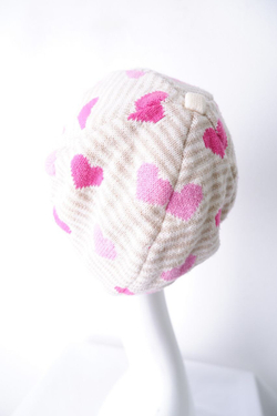 Шапка в сердечко