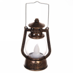 Сувенир с подсветкой «Сказочная лампа» 12*7,5 см, бронза