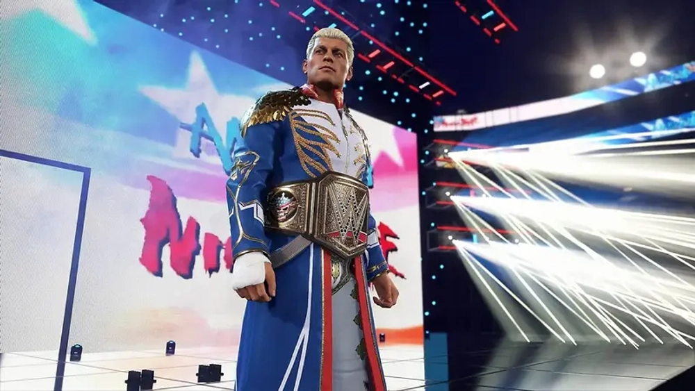 WWE 2K25 (диск для PS4, полностью на английском языке)
