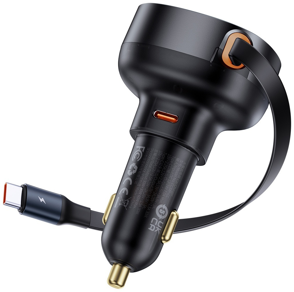 Зарядное устройство Baseus Enjoyment Pro C + C Cable 60W USB Type-C черный