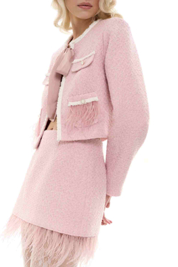 Юбка-мини с бахрамой