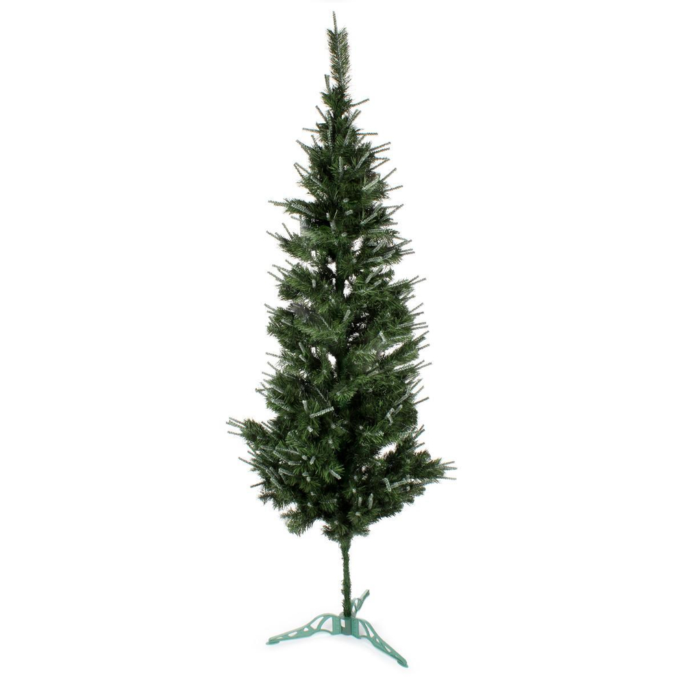 Ель искусственная "Крымская" 220 см с белоснежными кончиками.