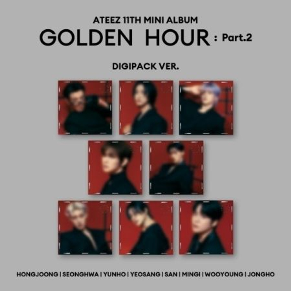 Альбом ATEEZ - GOLDEN HOUR : PART.2 11th EP Album DIGIPACK RANDOM Version
