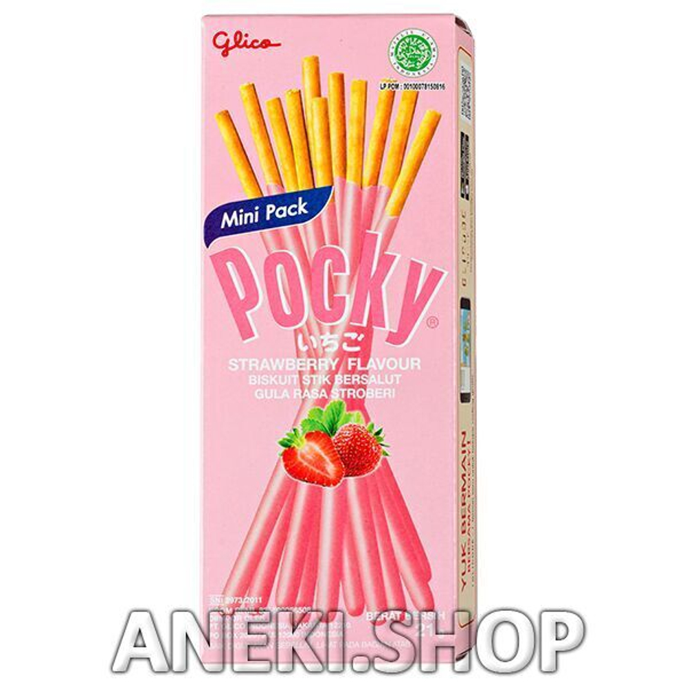 Печенье мини со вкусом клубники 21 г Pocky Strawberry