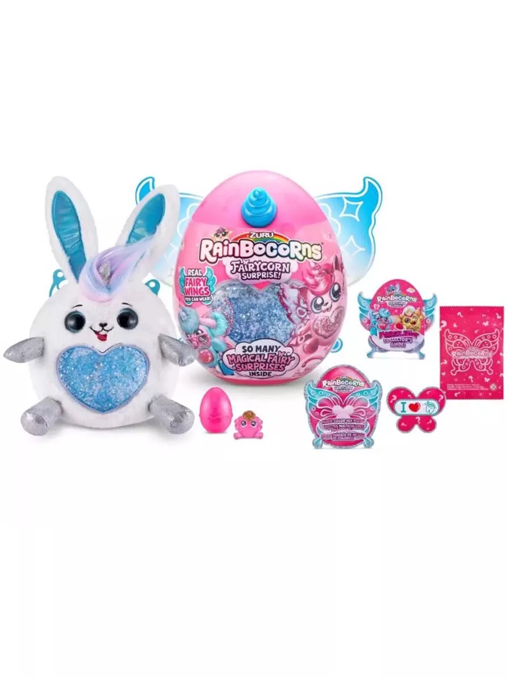 Мягкая игрушка сюрприз яйцо Rainbocorns Fairycorn Bunny 4