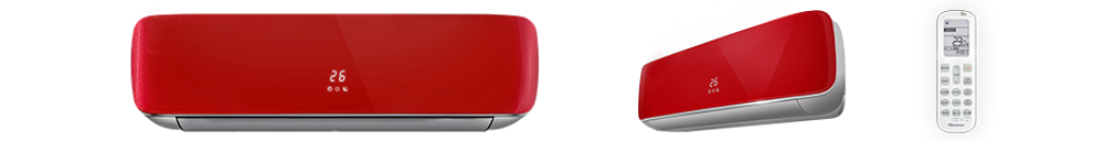 Сплит-система Hisense RED /CHAMPAGNE CRYSTAL Super DC Inverter AS-10UW4RVETG00(R)