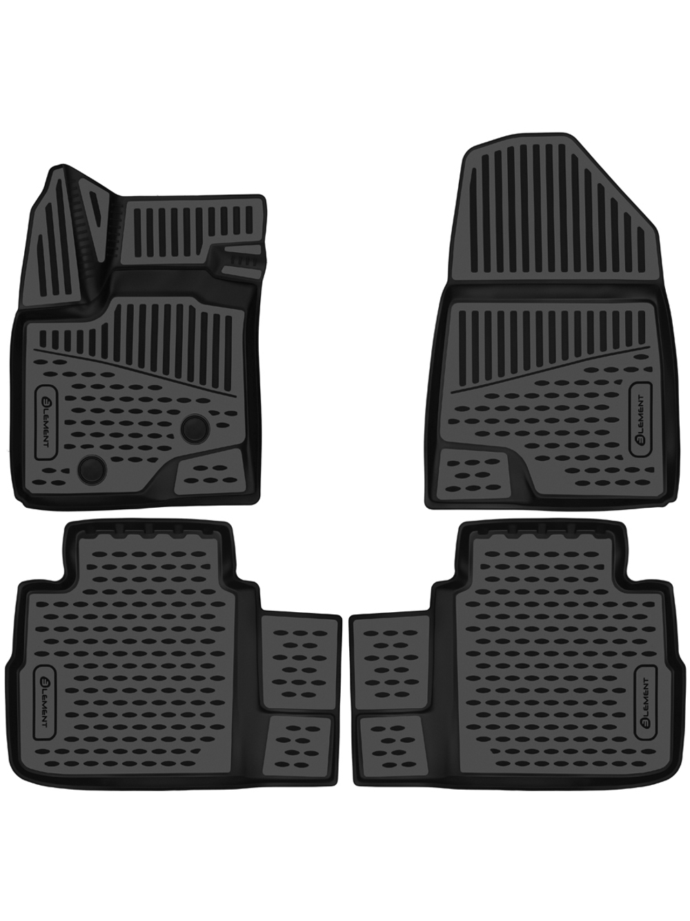 Коврики в салон для HAVAL H7 2024 -, Внедорожник 5 дв., 4 шт. (полиуретан) ELEMENT3DA71506210K