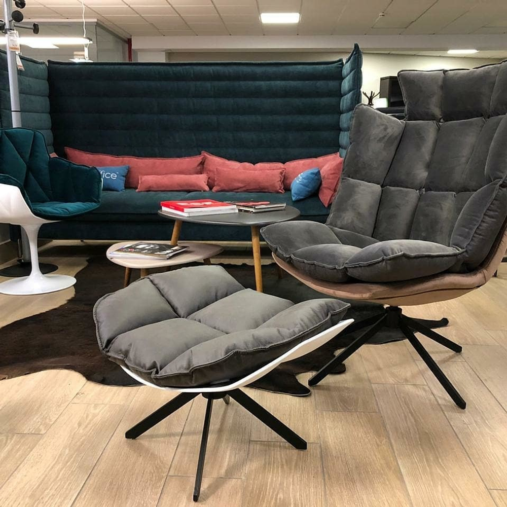 Банкетка DC-1565F(F2) коричневый HE510-24B/ноги металл