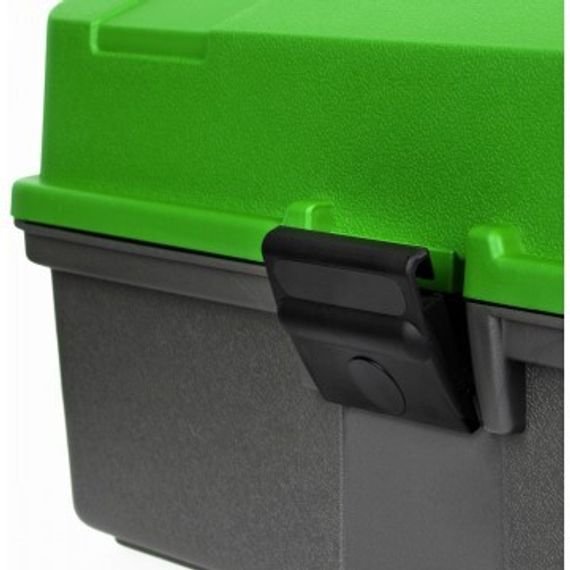 Ящик рыболова Helios двухполочный зеленый