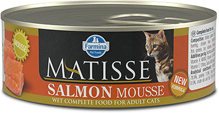 Farmina Matisse 85г конс. Salmon Mousse Влажный корм для кошек Лосось