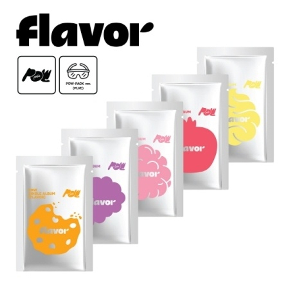 (ПРЕДЗАКАЗ) Альбом POW - FLAVOR Single Album POW-PACK 5 Version SET