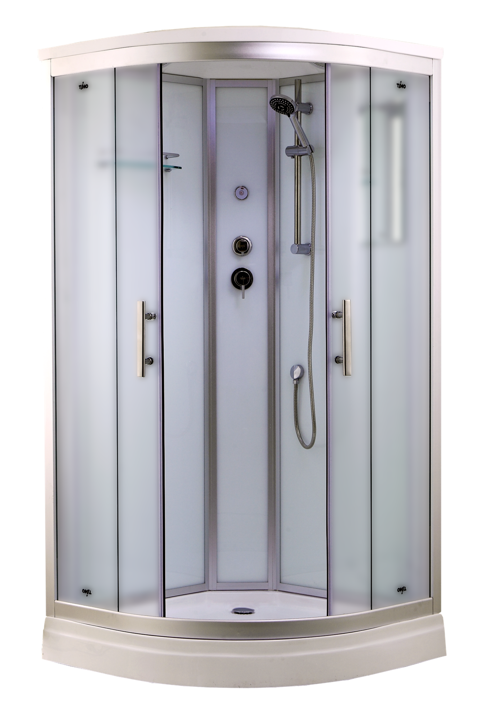 Душевая кабина Timo Standart T-6601 Silver Fabric 100х100