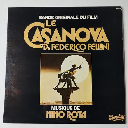 Винтажная виниловая пластинка LP Nino Rota (Bande Du Film) Le Casanova De Federico Fellini Казанова Федерико Феллини (France 1980)