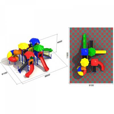 Детская игровая площадка «Забавный Луг»