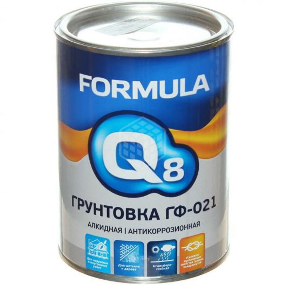 Грунтовка ГФ-021 серая 0,9кг Formula Q8
