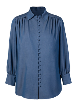 Блузка женская 3982АП, Деним #364Д093982АП