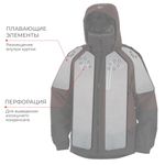 Костюм- поплавок зимний «RESCUER II NEW -45» HARDGUARD махагон