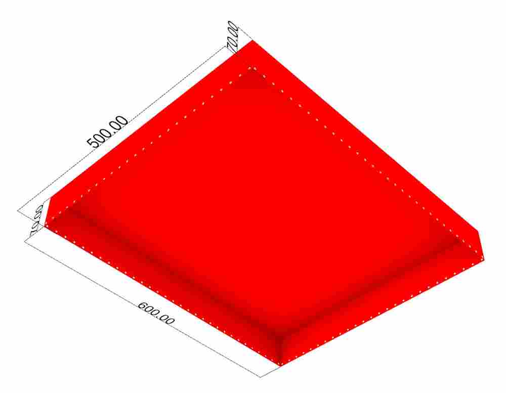 Чехол для надувной подушки для приземления, 6*5*0,7 м