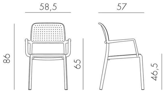 Стул Bora тортора