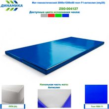 Мат гимнастический 2000х1200х60 тент Г1-антислип (ппу25)