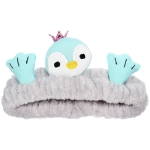 Повязка на голову косметическая «ДАЙМОНД РУШ», цвет лавандовый, пудровый, небесный и серый, 20*5.5см (ZIP пакет)