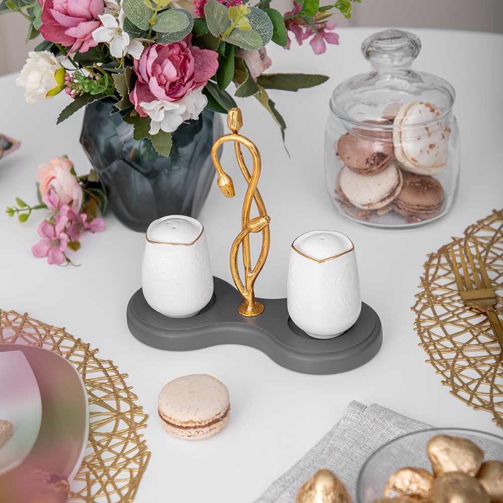 Подставка под специи Арт Серый Амбер