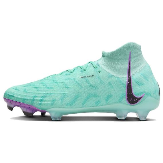 NIKE Phantom Luna Elite Футбольные бутсы MID Топ Черно-зеленый Унисекс