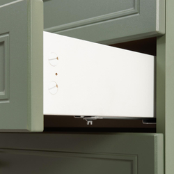 Марион комод 16.249 Дымчатый зеленый / Олива шагрень