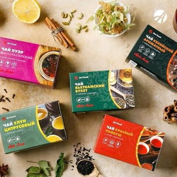 Чай Императорский пуэр с чагой, шиитаке и маетаке